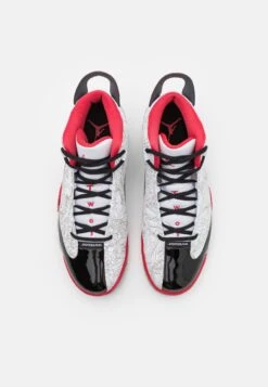 Air Jordan Dub Zero - High-Top Trainers - White/True Red/Black/Neutral Grey -Jiaxin Sport Shop bf72b474eef34903934db5d66102c458