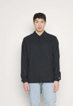 Jordan Coaches - Summer Jacket - Black/Sail -Jiaxin Sport Shop bf96b192e61244a18d1ef7e87756139e