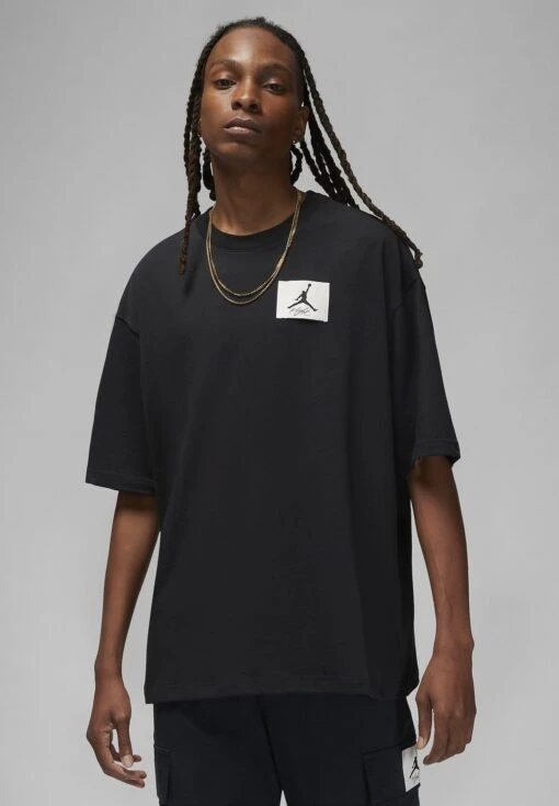 Jordan Basic T-Shirt - Black -Jiaxin Sport Shop c005774bae284108a3febcc19aefe387
