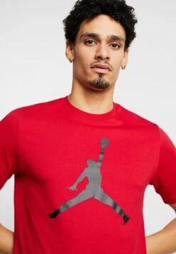 Jordan Jumpman Crew - Print T-Shirt - Gym Red/Black -Jiaxin Sport Shop c013efcc032d447497661953049b50d7