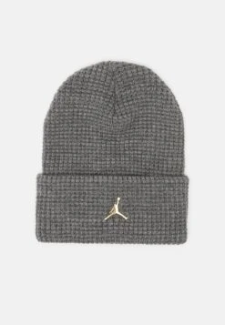 Jordan Beanie Utility Unisex - Beanie - Carbon Heather/Metallic Gold