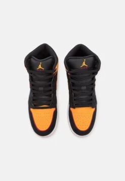 Air Jordan 1 Mid Se V2 - High-Top Trainers - Black/Orange/Red/White -Jiaxin Sport Shop c434603e6dd74136b31884ceeb99914d