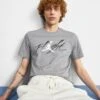 Jordan Brand Crew - Print T-Shirt - Carbon Heather/Black/White -Jiaxin Sport Shop c67f881575af4a24a072017ac998dcc2