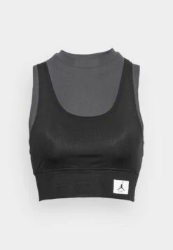 Jordan Crop - Top - Anthracite/Black -Jiaxin Sport Shop c6edc4b650924bdf9abb4e4f361656f5
