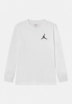 Jordan Jumpman Air Emroidery Unisex - Long Sleeved Top - White