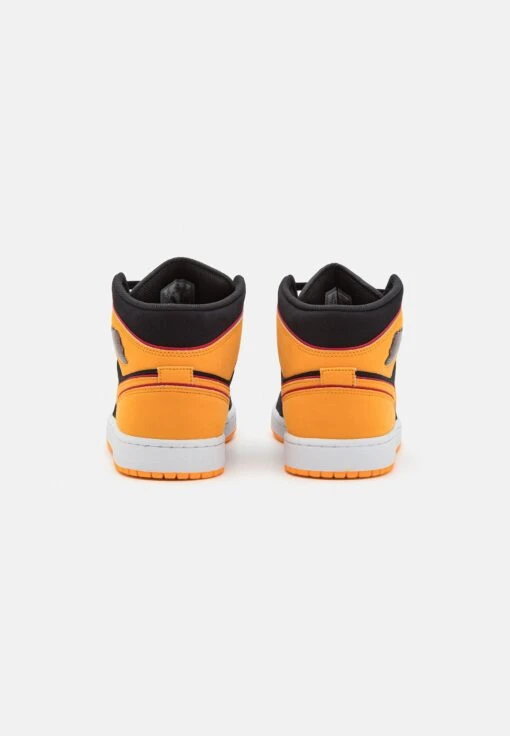 Air Jordan 1 Mid Se V2 - High-Top Trainers - Black/Orange/Red/White -Jiaxin Sport Shop c94e6e1bb2554284822397c353566463 scaled