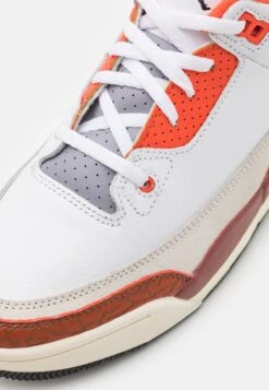 Jordan 3 Retro Se Unisex - Basketball Shoes - White/Black/Mars Stone/Team Orange -Jiaxin Sport Shop ca4124adf05742ea950aaac61409497e