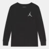 Jordan Jumpman Air Emroidery Unisex - Long Sleeved Top - Black