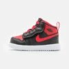 Jordan Mid Unisex - Training Shoe - Black/Fire Red/White