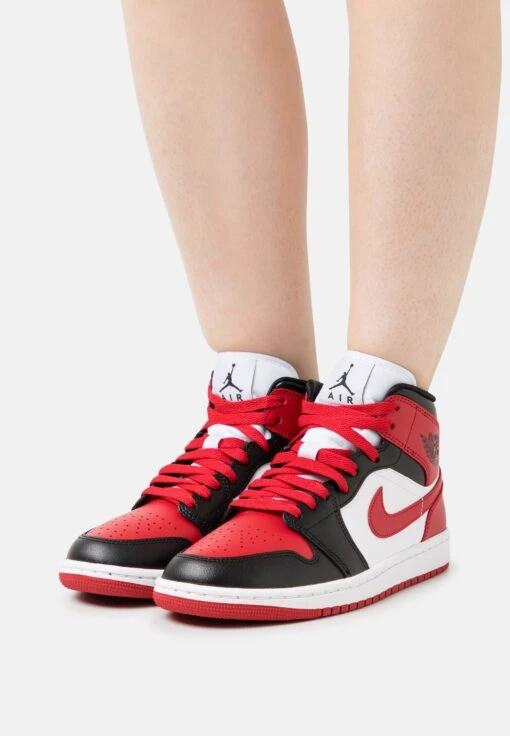 Air Jordan 1 Mid - High-Top Trainers - Black/Gym Red/White -Jiaxin Sport Shop d49b3a4066a04ddb977c5f852035e812 scaled