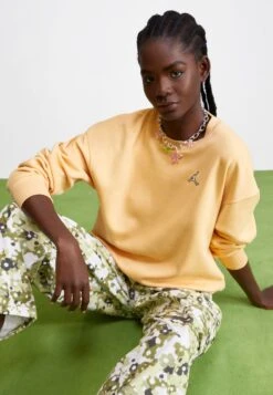 Jordan W J Brkln Flc Crew - Sweatshirt - Celestial Gold