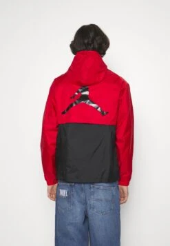 Jordan Jacket - Windbreaker - Gym Red/Black -Jiaxin Sport Shop d526e9778fd445d98d77c55264071928