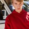 Jordan Hoodie - Gym Red/White