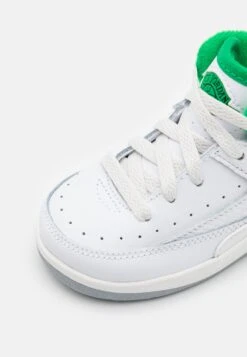 Jordan 2 Retro Unisex - Basketball Shoes - White/Lucky Green/Sail/Light Steel Grey -Jiaxin Sport Shop d9fab9d883dd4dfd83cfc214b492e656