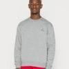 Jordan Crew - Sweatshirt - Carbon Heather/White