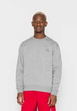 Jordan Crew - Sweatshirt - Carbon Heather/White