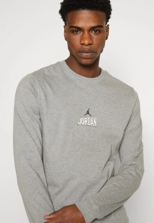 Jordan Crew - Long Sleeved Top - Carbon Heather/Black -Jiaxin Sport Shop dfb68d9528344bf3a6aa19085375165f scaled