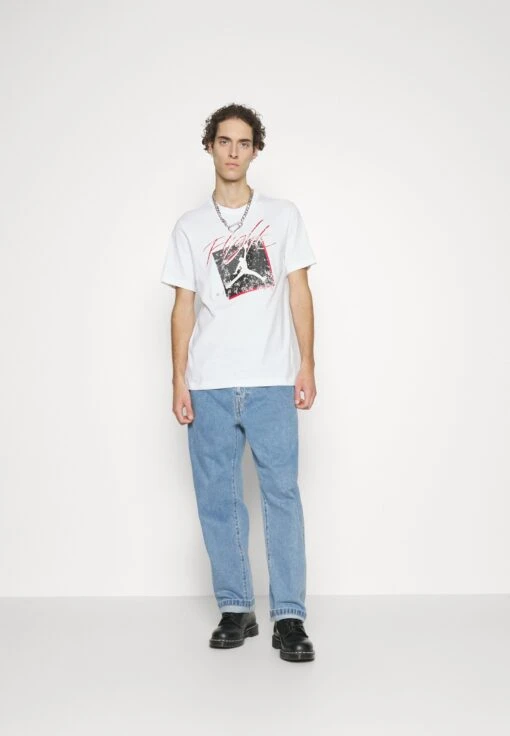 Jordan Brand Crew - Print T-Shirt - White/Black -Jiaxin Sport Shop e10fbfa93cbb4bffa212f77004f7db9d scaled