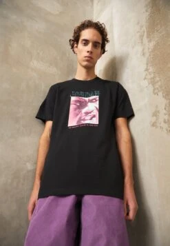 Jordan Brand Crew - Print T-Shirt - Black/Polarized Blue