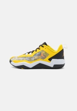 Jordan One Take 4 - Basketball Shoes - Tour Yellow/Black/White/Total Orange/Photon Dust