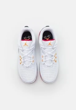 Jordan Max Aura 5 - High-Top Trainers - White/Vivid Orange/Cardinal Red/Light Graphite -Jiaxin Sport Shop e453304b69be4949a873b99f7082f947