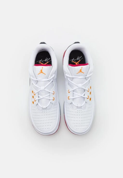 Jordan Max Aura 5 - High-Top Trainers - White/Vivid Orange/Cardinal Red/Light Graphite -Jiaxin Sport Shop e453304b69be4949a873b99f7082f947 scaled