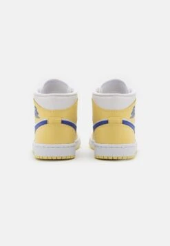 Air Jordan 1 Mid - High-Top Trainers - Lemon Wash/Lapis White -Jiaxin Sport Shop e5736fa647ea4012bf184bafbea50b8b