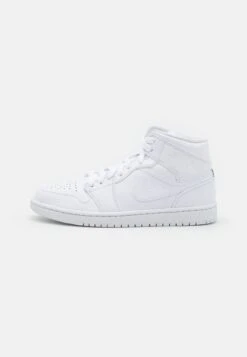 Air Jordan 1 Mid - High-Top Trainers - Weiß