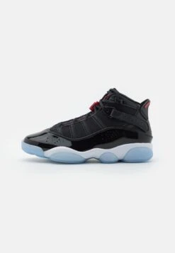 Jordan 6 Rings - High-Top Trainers - Black/Gym Red/White