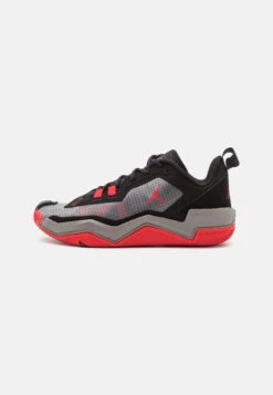 Jordan One Take 4 - Basketball Shoes - Black/White/Flat Pewter/University Red