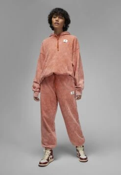 Jordan W J Flt Flc Wash - Tracksuit Bottoms - Light Sienna