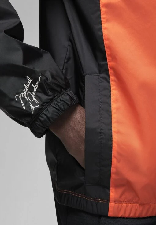 Jordan Hooded - Windbreaker - Black/Rush Orange/Phantom/(Phantom) -Jiaxin Sport Shop ee3b58ace0b54543bdce1729975ee433