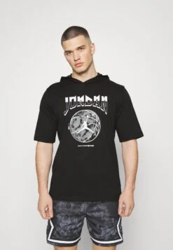 Jordan Crew - Sports T-Shirt - Black/Cool Grey