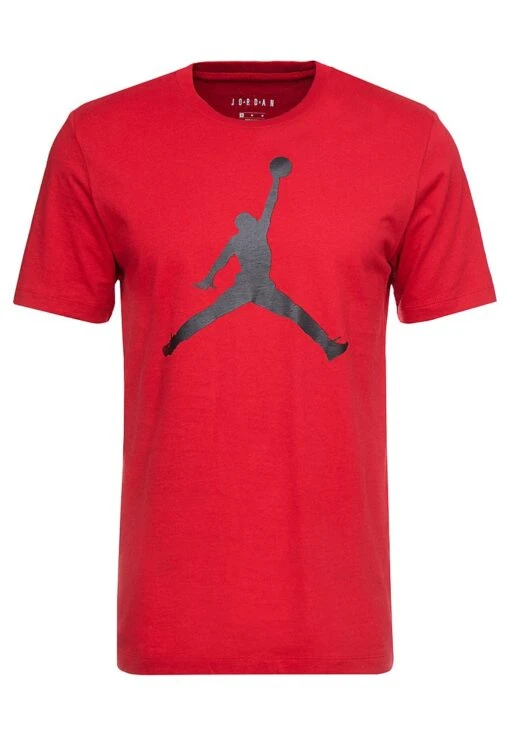Jordan Jumpman Crew - Print T-Shirt - Gym Red/Black -Jiaxin Sport Shop f00f8a73c3b244d5b0d9f349d9e55668