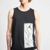 Jordan Ess Tank - Top - Black/White -Jiaxin Sport Shop f0d7b3f12aa040a9ae6c7204ec119bef