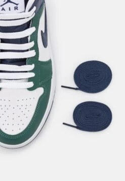 Wmns Air Jordan 1 Mid Se Tt - High-Top Trainers - Noble Green/Midnight Navy/White -Jiaxin Sport Shop f49e792111b549d2a24358266e3ca12c