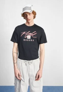 Jordan Crew - Print T-Shirt - Black/Red -Jiaxin Sport Shop f57d501fb25343ed852d948a81f64f1a