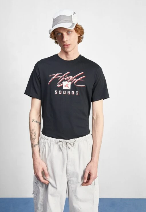 Jordan Crew - Print T-Shirt - Black/Red -Jiaxin Sport Shop f57d501fb25343ed852d948a81f64f1a scaled