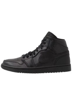 Air Jordan 1 Mid - High-Top Trainers - Black