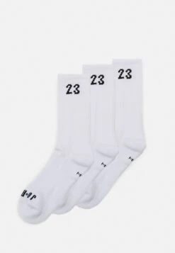 Jordan Essential Crew 3 Pack - Sports Socks - White/Black