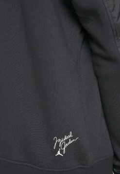 Jordan M J Flt Gfx Flc Crew - Sweatshirt - Black/Phantom/Phantom -Jiaxin Sport Shop fd07aaa94a70496799a67c0d891c852f