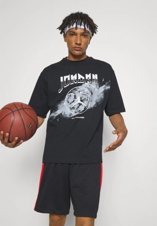 Jordan Crew - Print T-Shirt - Black/Wolf Grey -Jiaxin Sport Shop fe0cf72b4ddc4ed189b63e0c77b6b1ca scaled