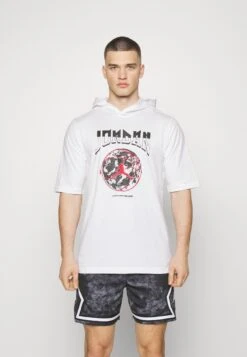 Jordan Crew - Sports T-Shirt - White/Black