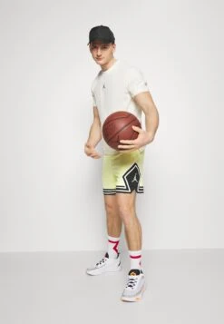 Jordan Short - Sports Shorts - Lemon Chiffon/Black/White -Jiaxin Sport Shop fffbe8c82b474681b531843c94a7c22d
